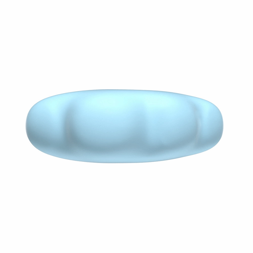 Play With Me | Cuddle Cloud Handheld Silicone Clitoral Vibrator With Sensual Pleasure Nubs – USB Rechargeable – In Blue