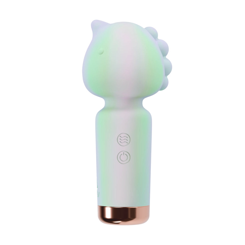 Play With Me | Unicorn Dreams Handheld Silicone Clitoral Vibrator With Sensual Pleasure Nubs - USB Rechargeable - In Blue