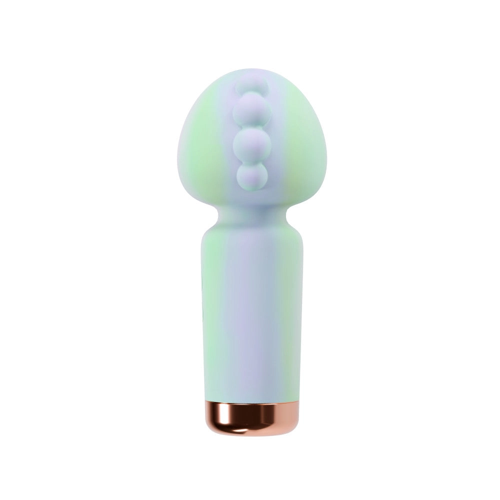 Play With Me | Unicorn Dreams Handheld Silicone Clitoral Vibrator With Sensual Pleasure Nubs - USB Rechargeable - In Blue