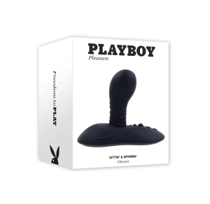 Playboy sittin' & spinnin'