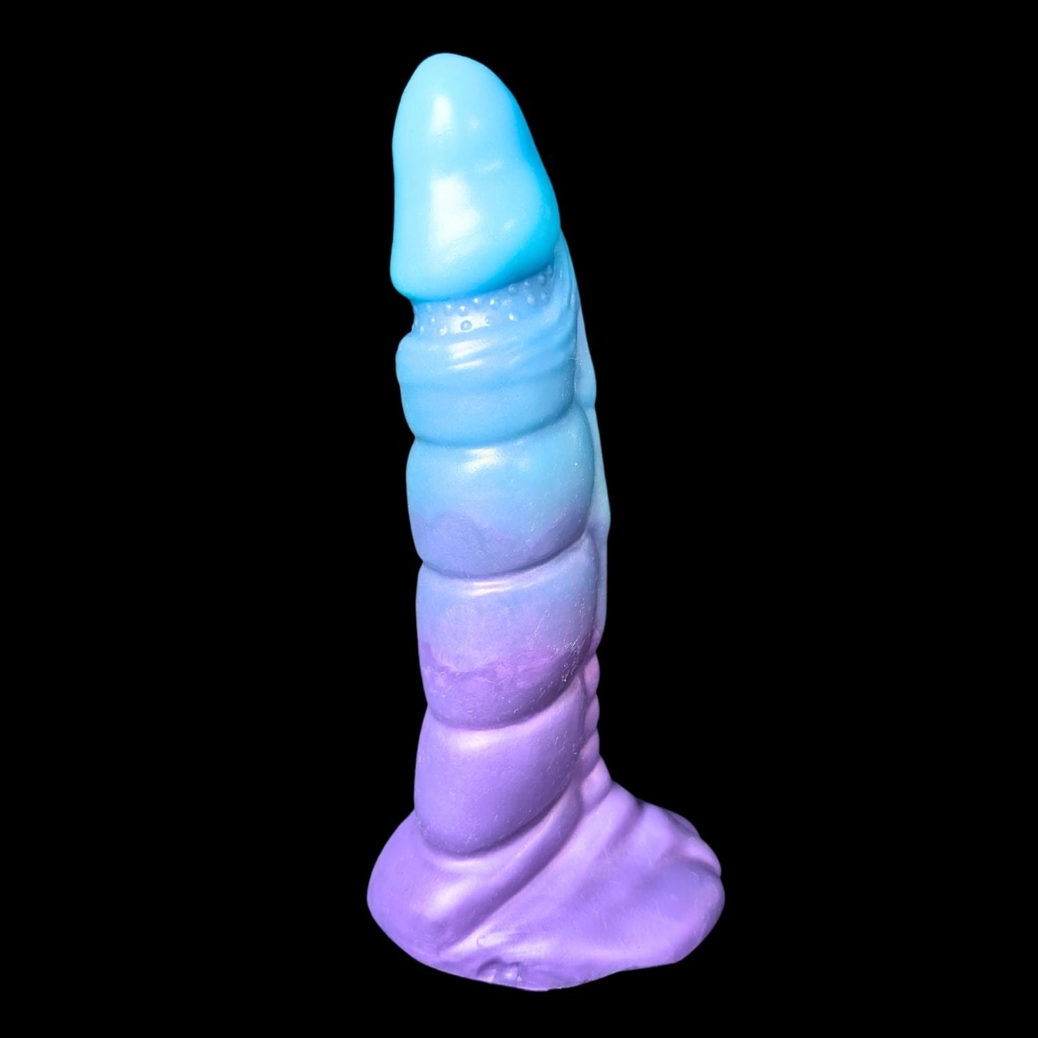 Premade FLOP Medium Kezax - Fade Kreature Purple to Blue Glow w Kreature Lock Hole - Classic Firmness