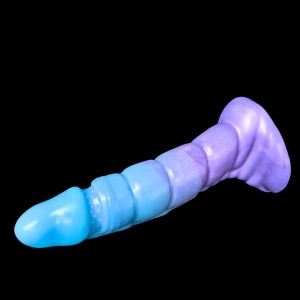 Premade FLOP Medium Kezax - Fade Kreature Purple to Blue Glow w Kreature Lock Hole - Classic Firmness