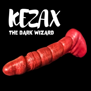 Premade Large Kezax - Fade Valentine base and Blood Red tip - Classic Firmness