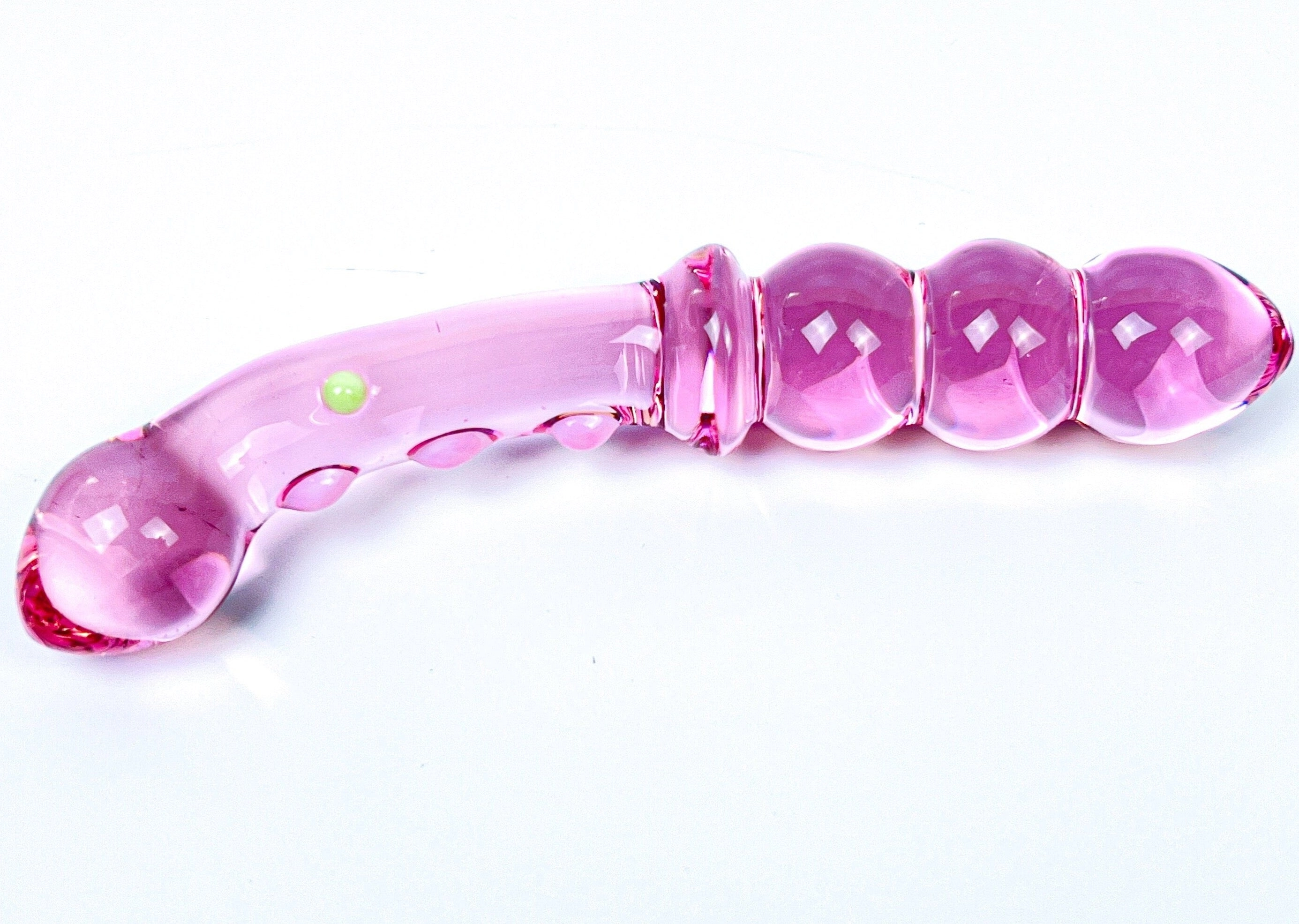 Pretty Pinks Extra Ribbed Dildo