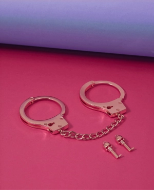 Rose Gold Bondage Hand Cuffs