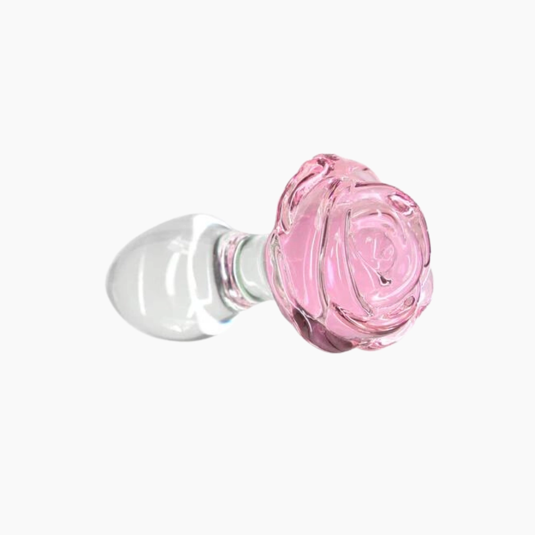 Rosy Glass Anal Plug
