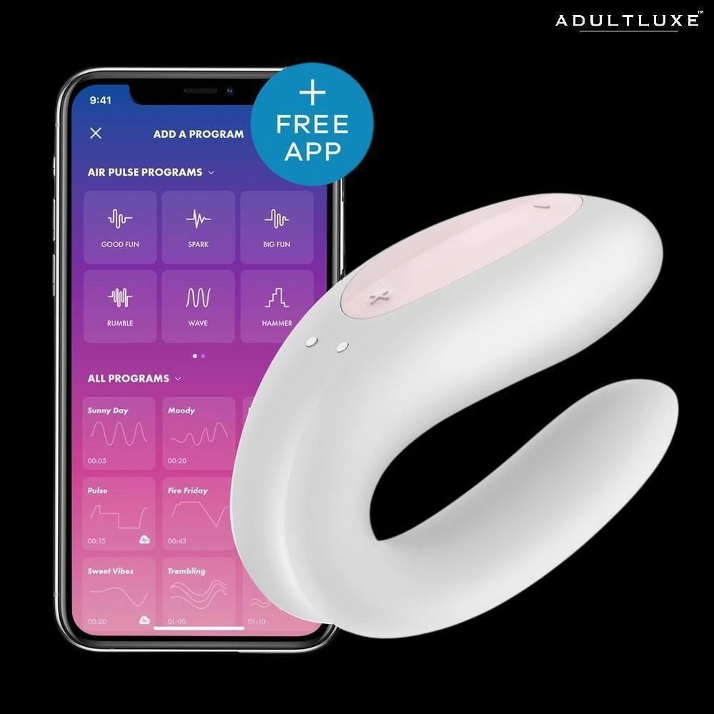 Satisfyer Double Joy Remote Control Vibrator With App