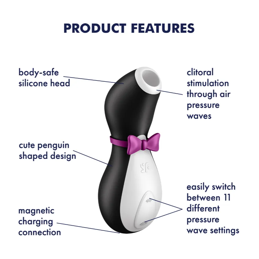 Satisfyer Penguin Air Pulse Clitoral Stimulator