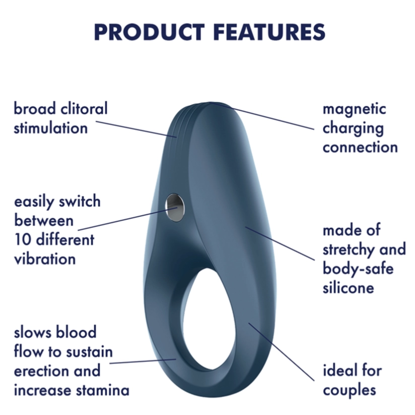 Satisfyer Rocket Ring | Rechargeable Vibrating Cock Ring