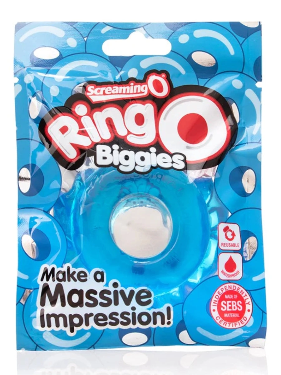 ScreamingO RingO Biggies Cock Ring Blue
