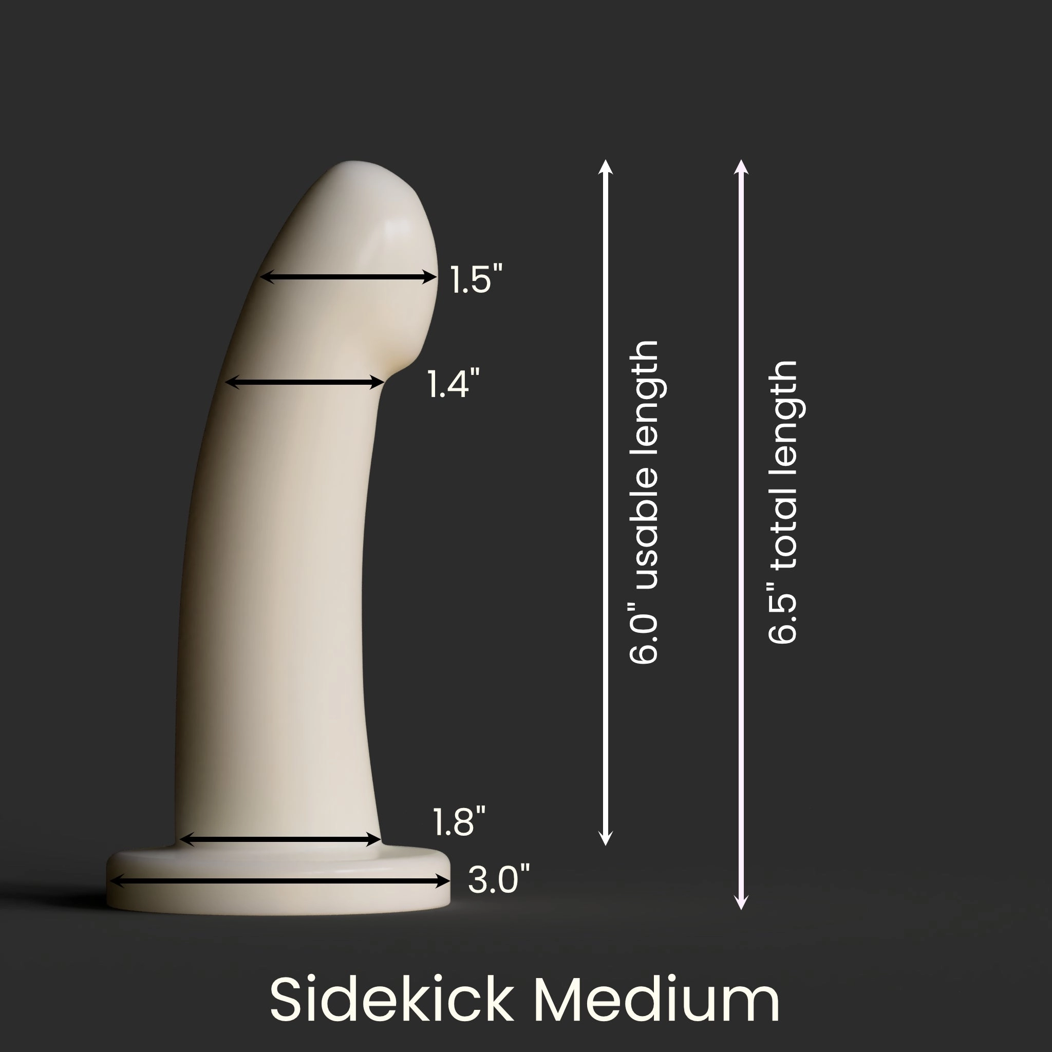 Sidekick Medium - Color Fade w Silver Skin - Soft - Ready to Ship