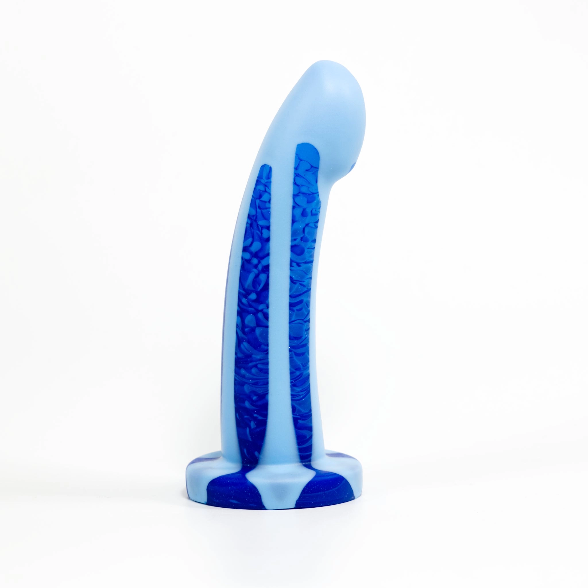 Sidekick Small - Blue Drip over Marble - Medium Firm - Ready to Ship