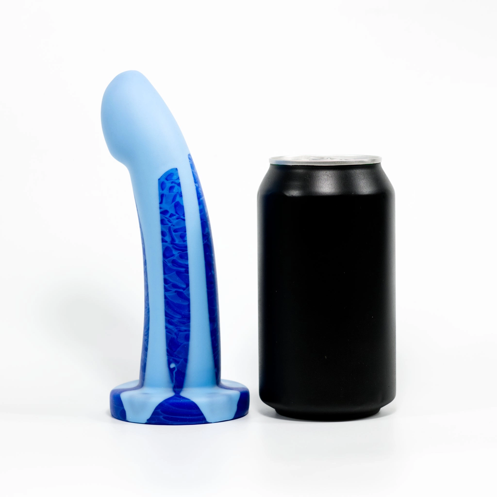 Sidekick Small - Blue Drip over Marble - Medium Firm - Ready to Ship