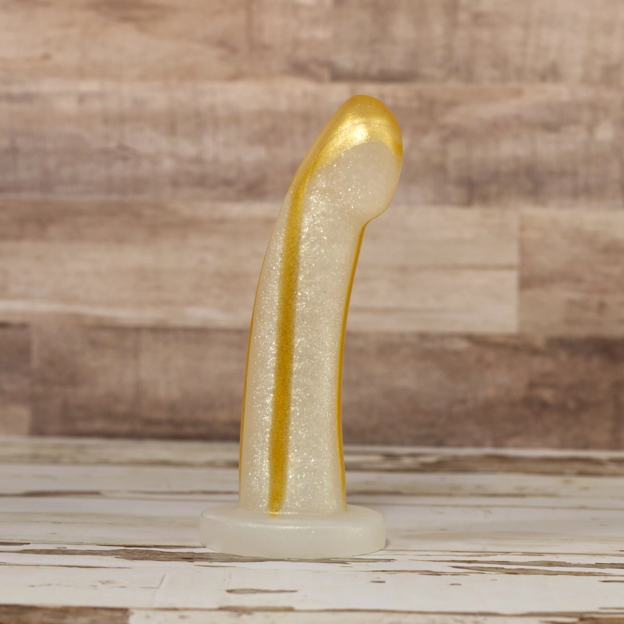 Sidekick Small - Silver Gold Sparkle Drip Coloration