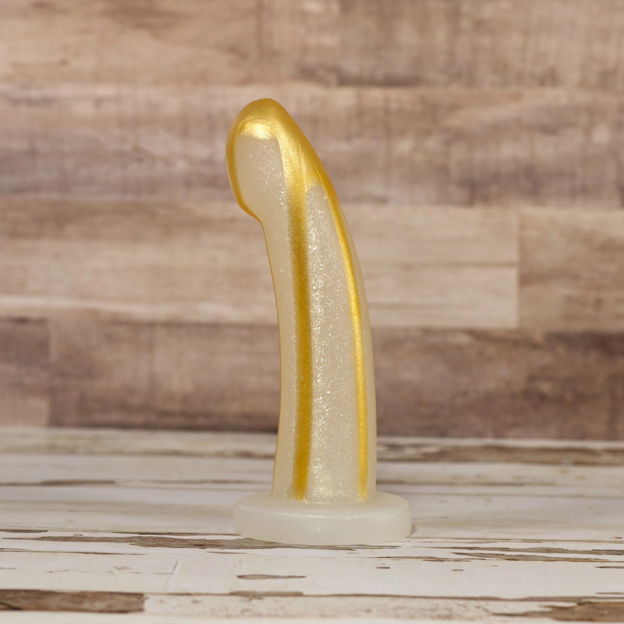 Sidekick Small - Silver Gold Sparkle Drip Coloration