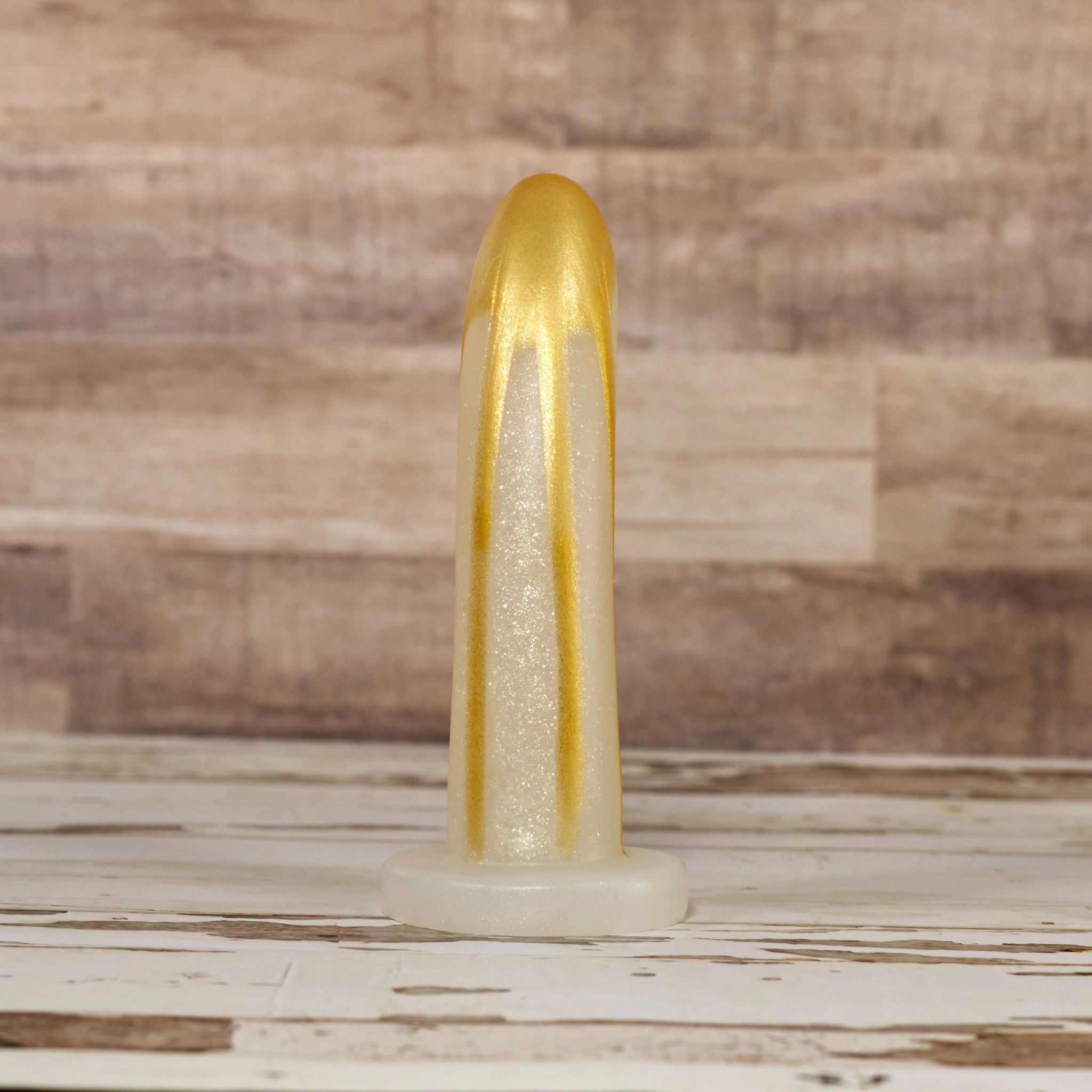 Sidekick Small - Silver Gold Sparkle Drip Coloration