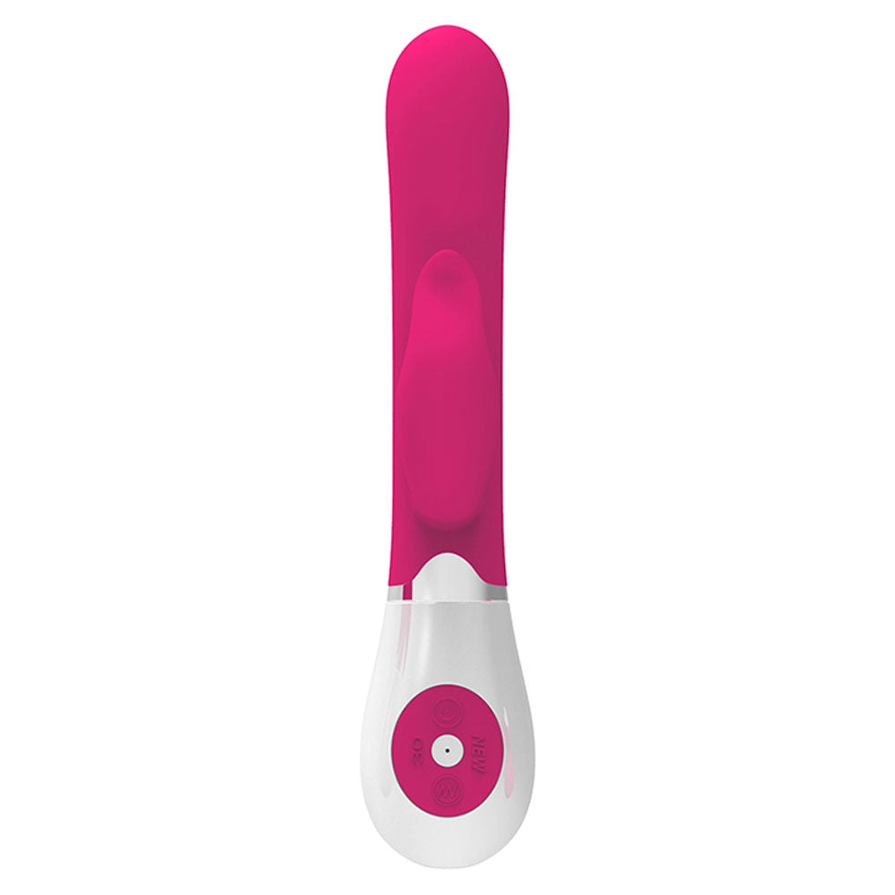 Silicone Rabbit Vibrator with 30 Vibration Modes for G-Spot and Clitoral Pleasure