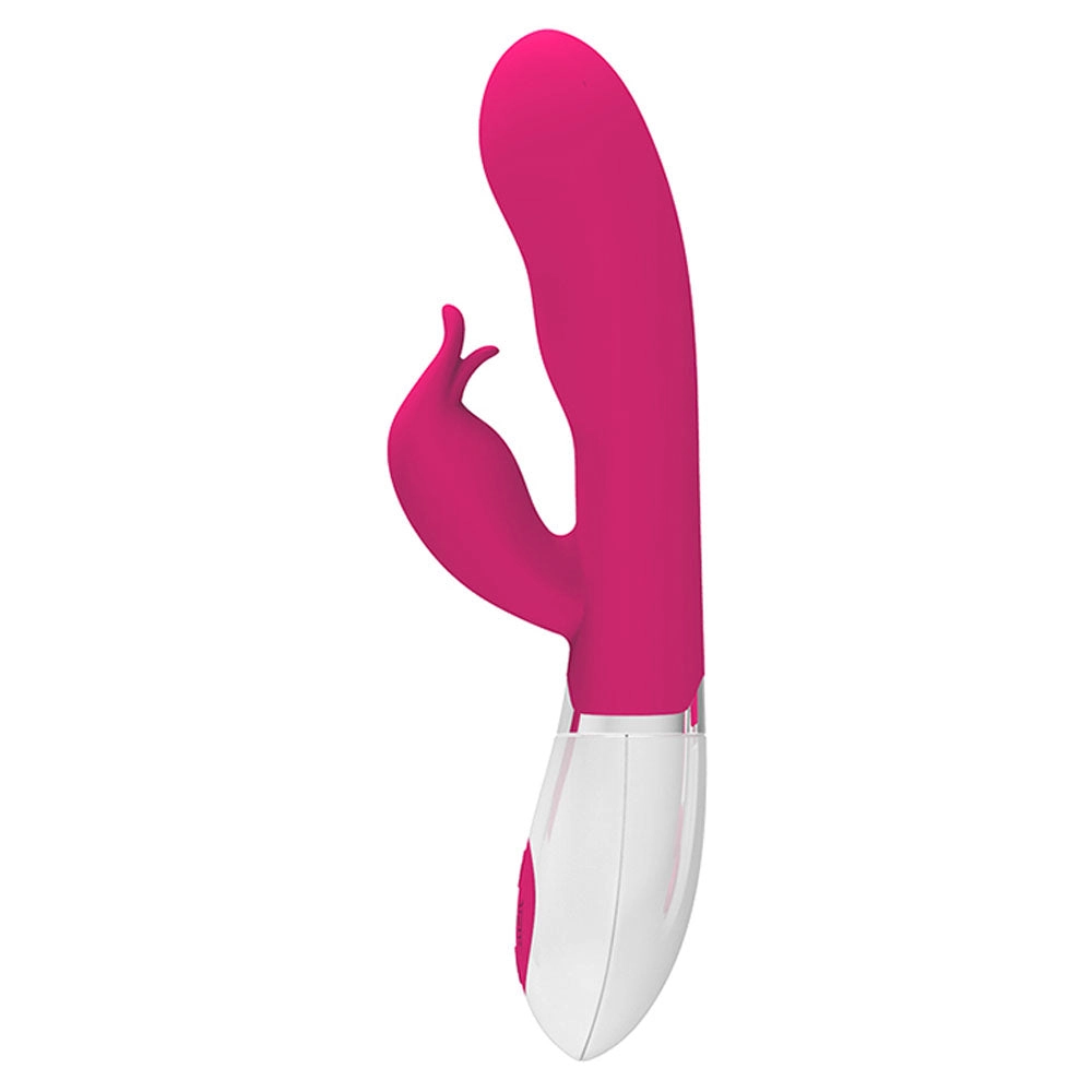 Silicone Rabbit Vibrator with 30 Vibration Modes for G-Spot and Clitoral Pleasure