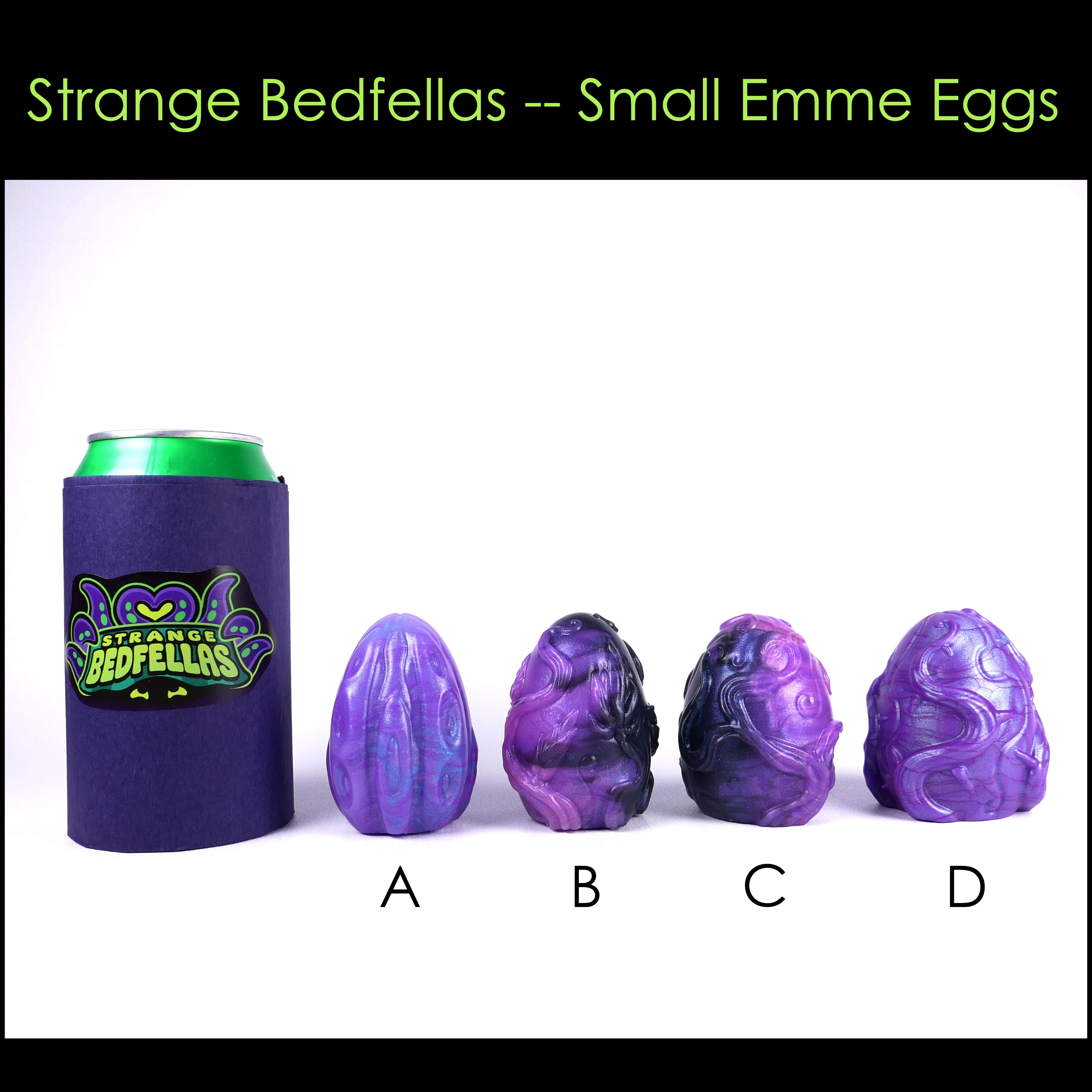 Small Emme Egg Pair -- Super Soft silicone -- E-1984