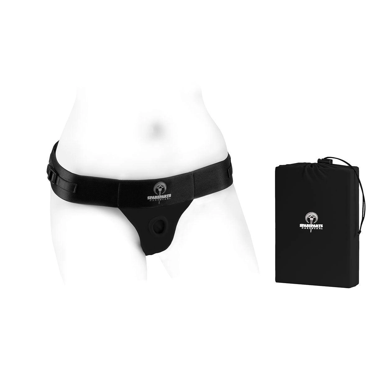 SpareParts Theo Harness - Black - Nylon