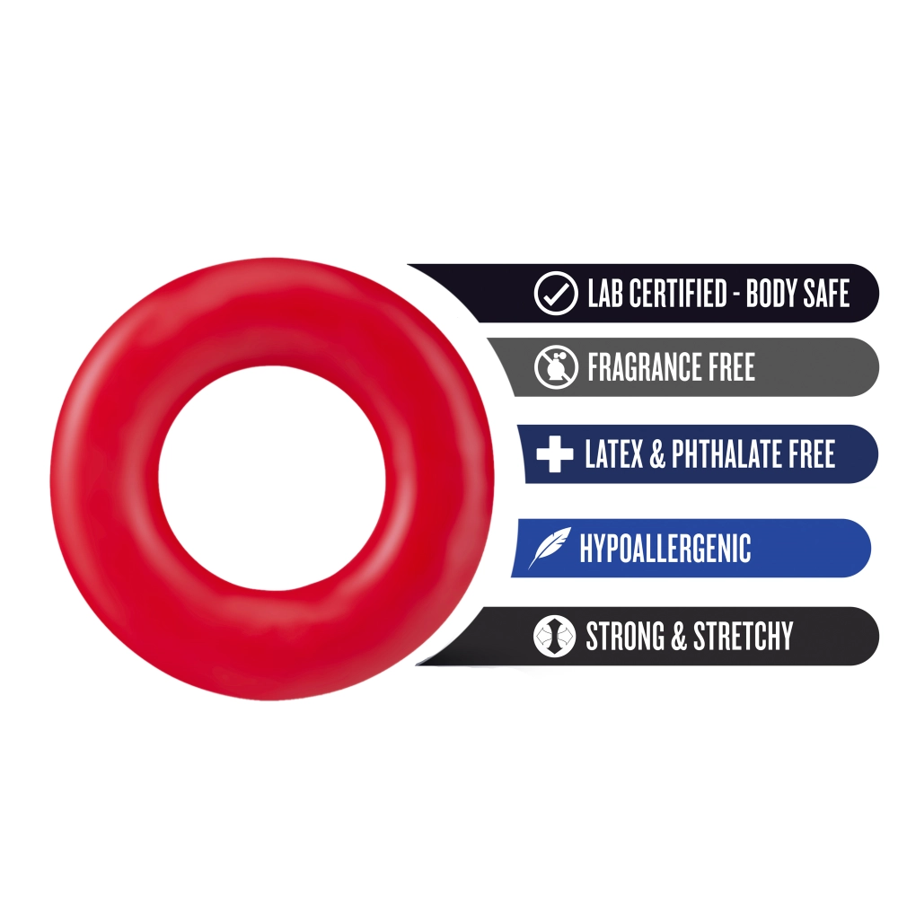 Stay Hard By Blush® | Red Donut Penis Rings (2-Pack)