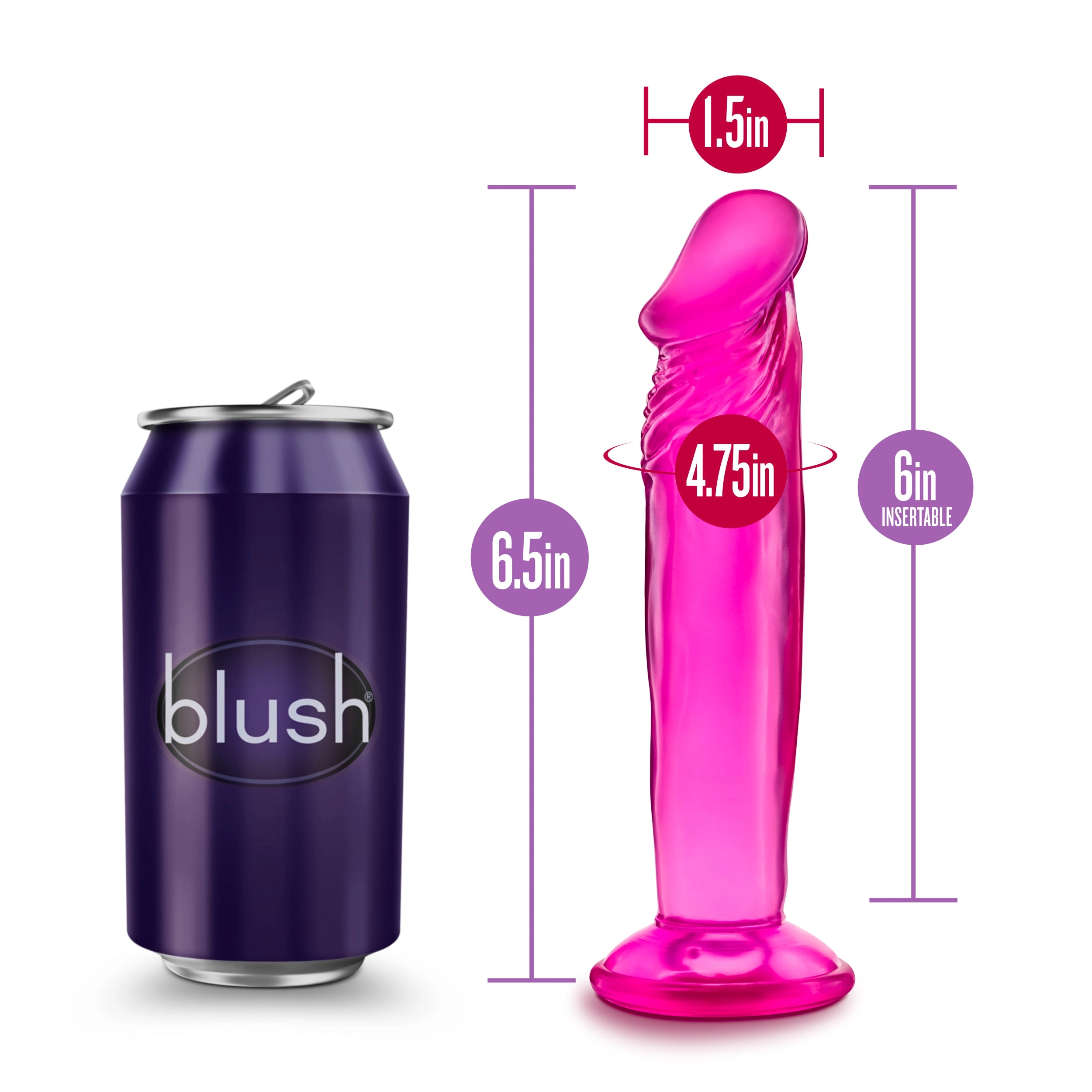 Sweet n' Small 6-Inch Dildo: Playful, Safe, and Hands-Free Fun