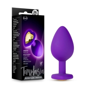 Temptasia By Blush® | Bling Purple 3.25-Inch Anal Plug