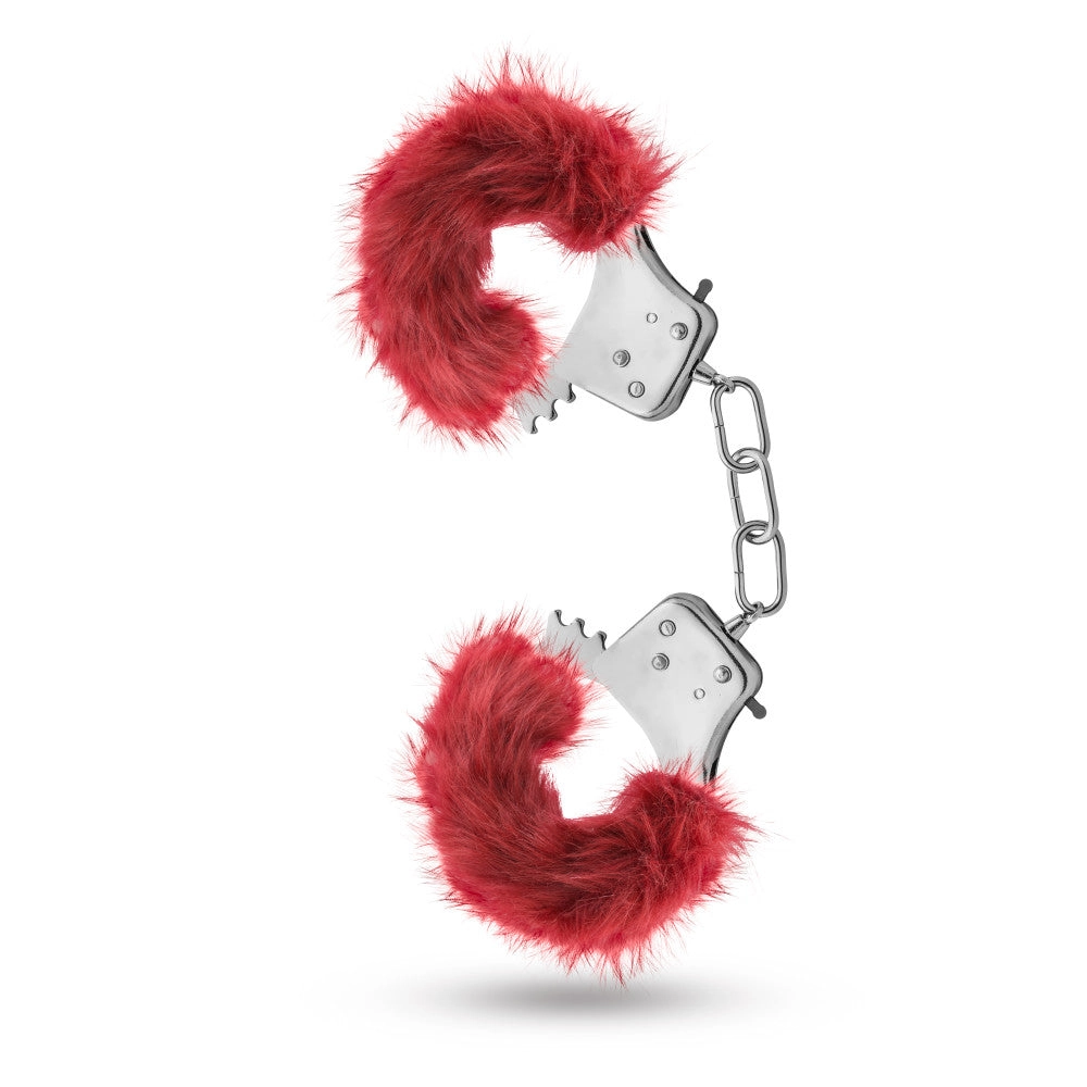 Temptasia By Blush® | Plush Fur Cuffs - Burgundy