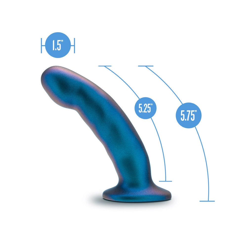 Temptasia By Blush®| Rebellion 5.75 Inch Pegging Dildo - Harness & Strap On Compatible - Blue Erotic
