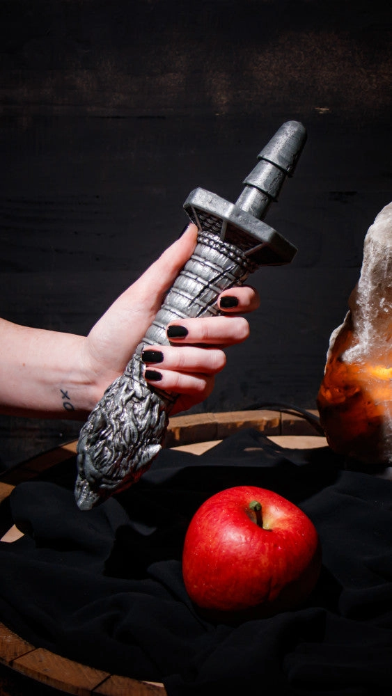 The Realm By Blush® | Rougarou Lock On Werewolf Sword Handle - Steel