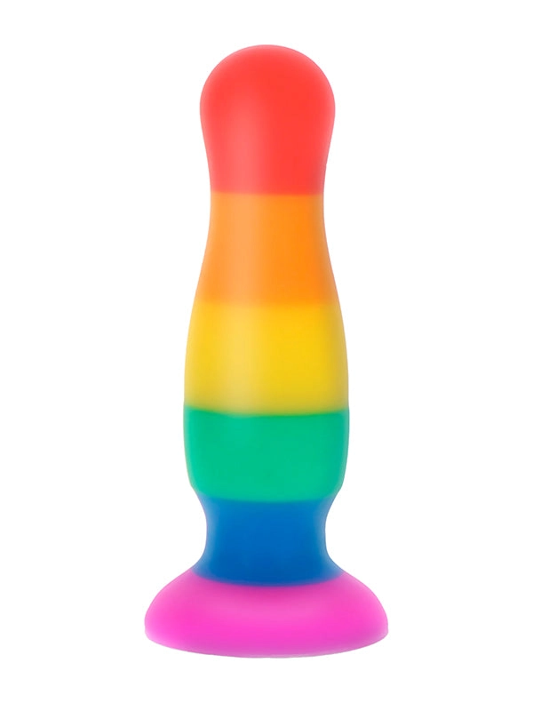 TOYJOY Pride Stuffer Rainbow Silicone Butt Plug