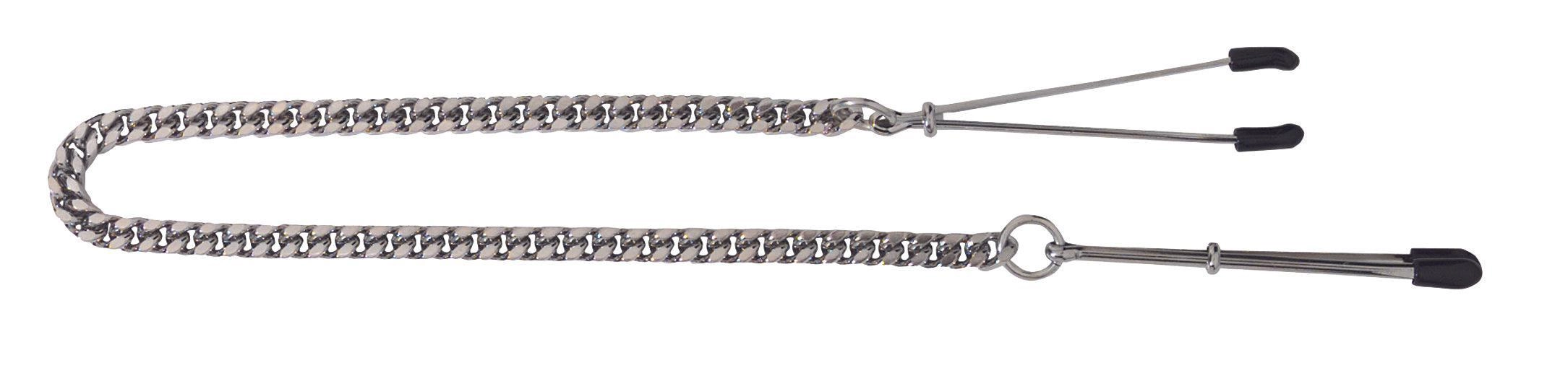 Tweezer Nipple Clamps with Chain: Various Colours