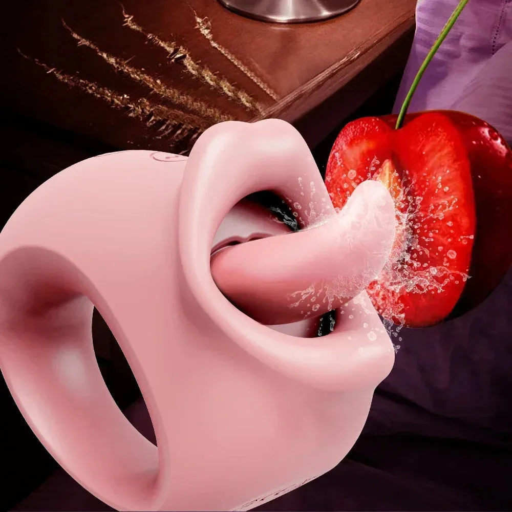 Vibrating Tongue Toy 10 Vibration & Licking Modes