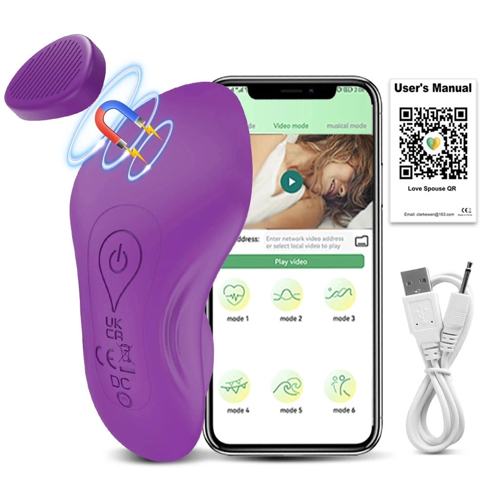 Vibrator with App Control Bluetooth Wearable Vibrator