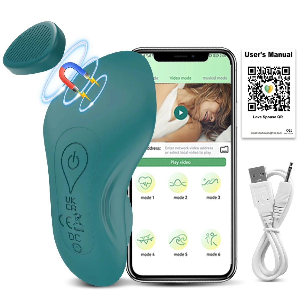 Vibrator with App Control Bluetooth Wearable Vibrator