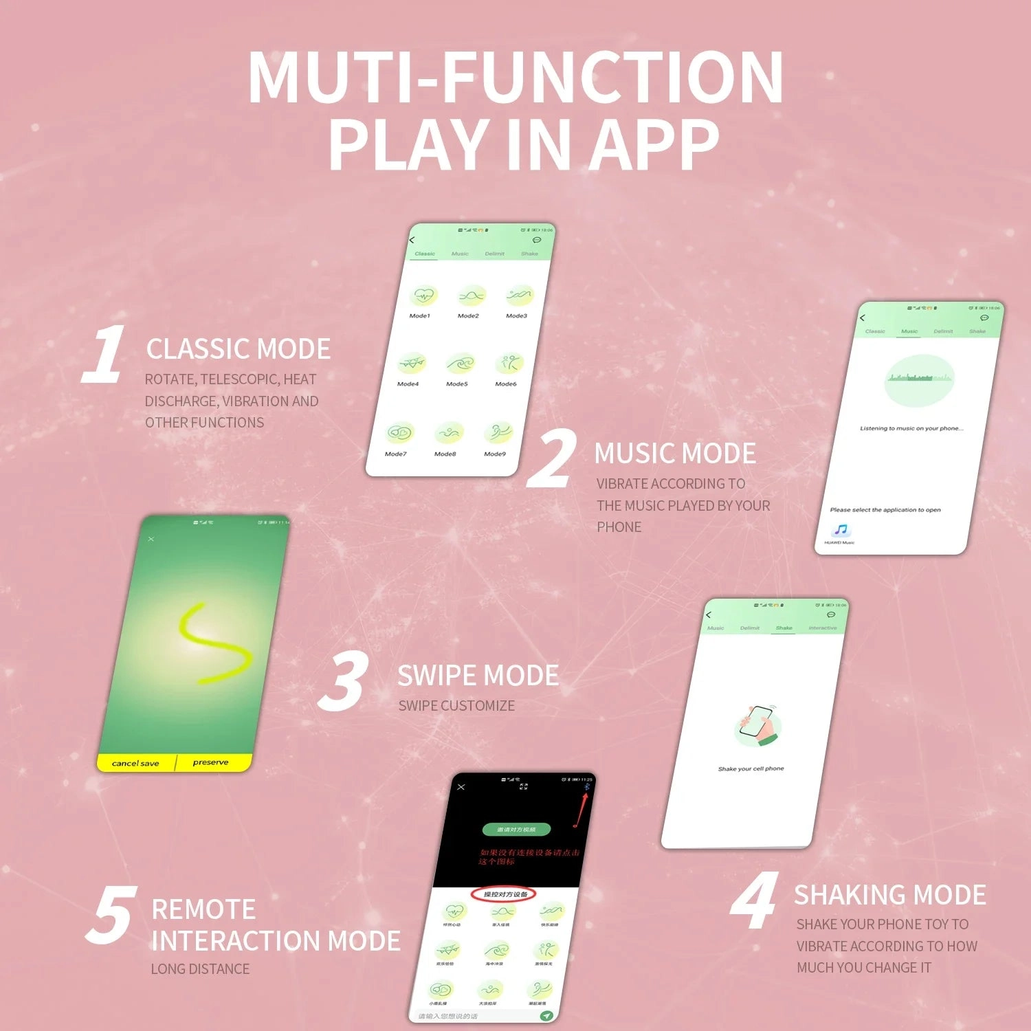 Vibrator with App Control Bluetooth Wearable Vibrator