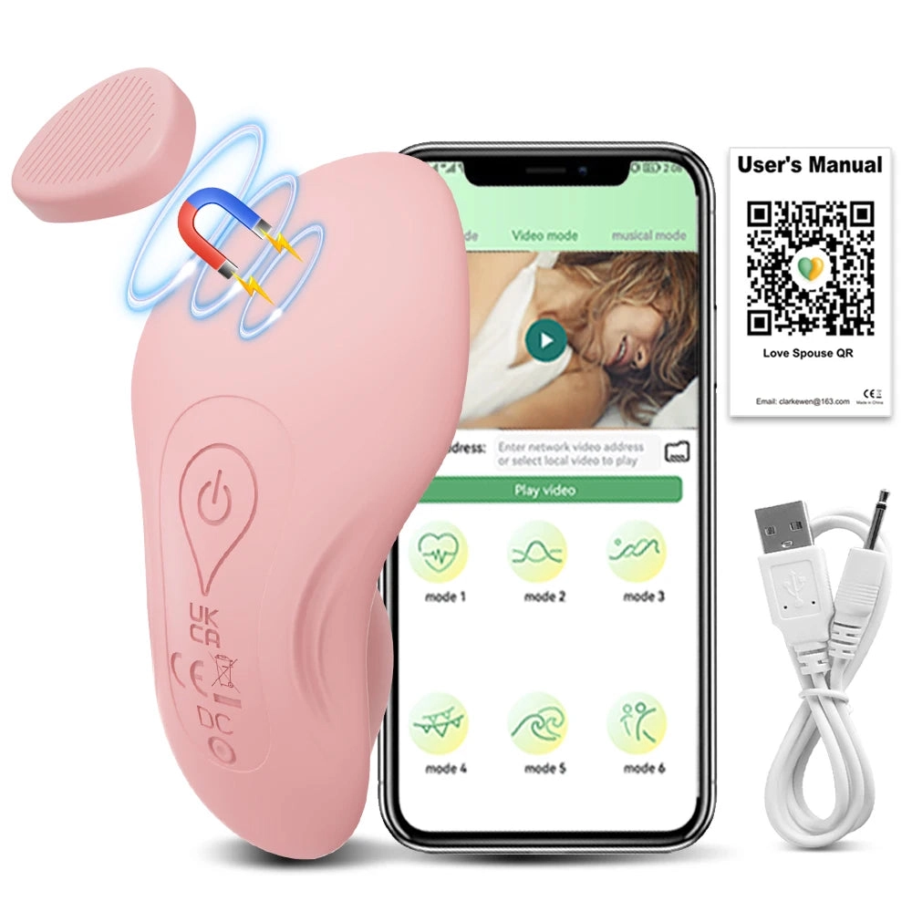Vibrator with App Control Bluetooth Wearable Vibrator