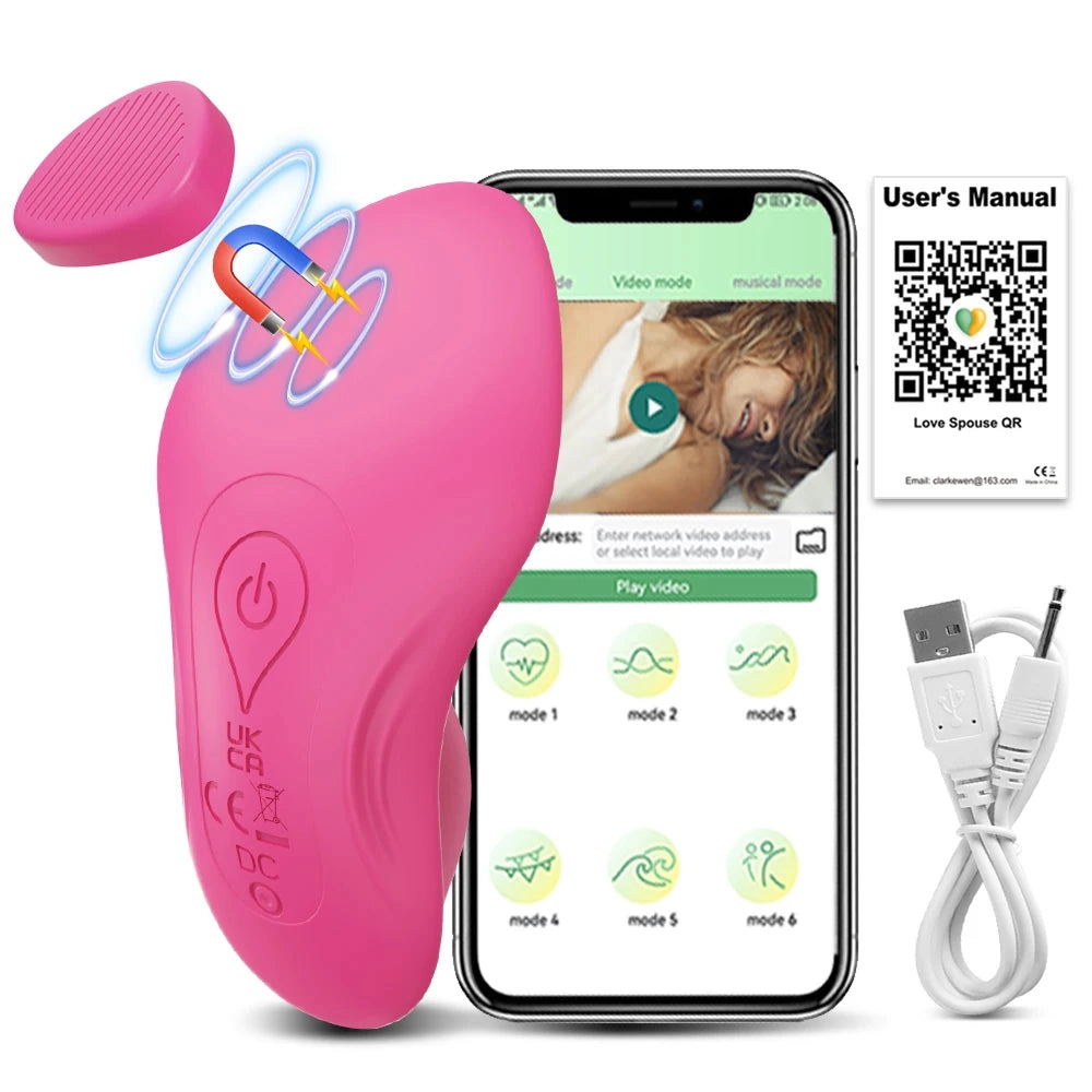 Vibrator with App Control Bluetooth Wearable Vibrator