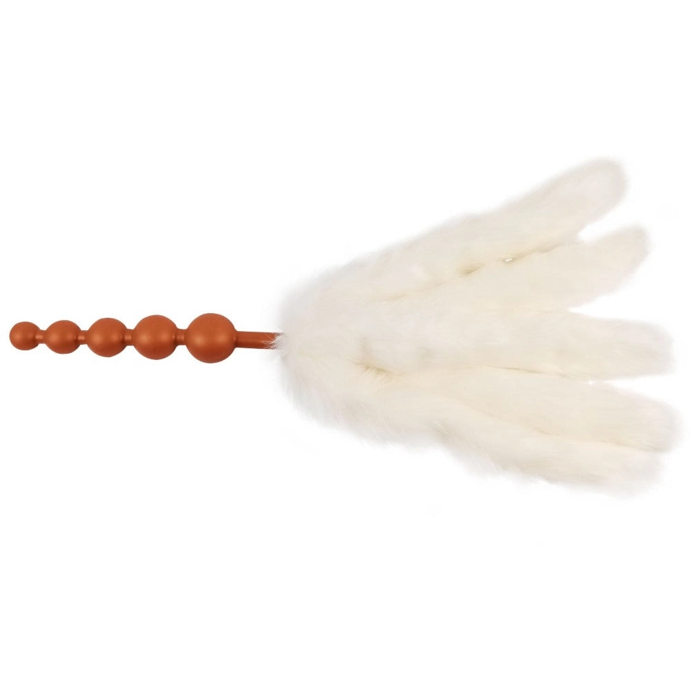 Vixen - Silicone Anal Beads - Different Sizes 5 Anal Balls - Fox Tail Anal Plug
