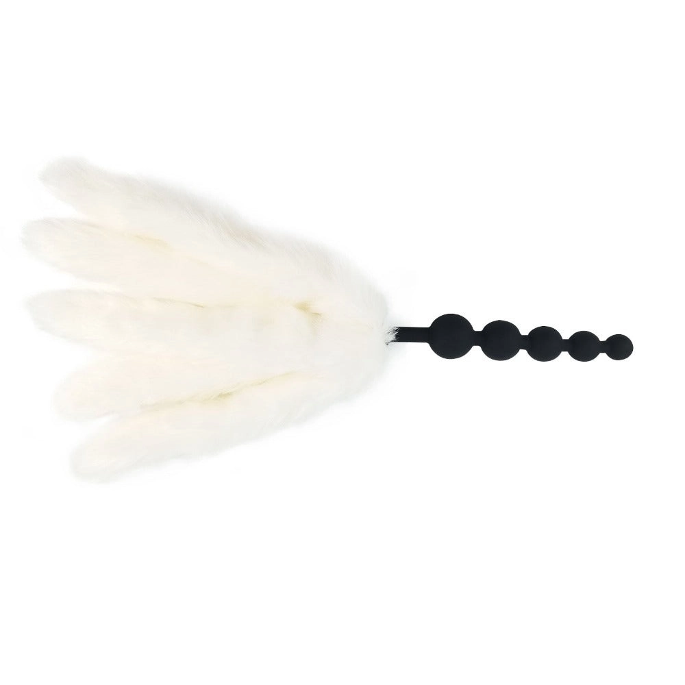 Vixen - Silicone Anal Beads - Different Sizes 5 Anal Balls - Fox Tail Anal Plug