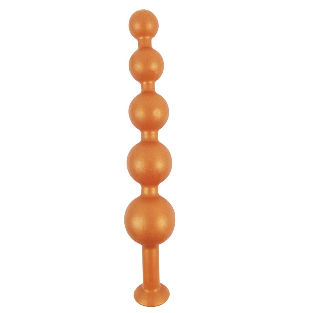 Vixen - Silicone Anal Beads - Different Sizes 5 Anal Balls - Fox Tail Anal Plug